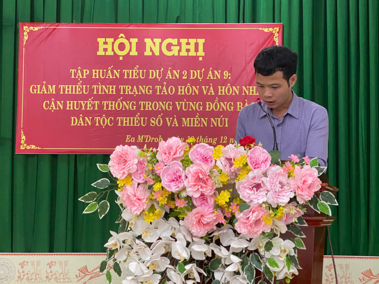 XÃ EA M’DROH TỔ CHỨC HỘI NGHỊ TẬP HUẤN THỰC HIỆN TIÊU CHÍ 2 – DỰ ÁN 9 NĂM 2025