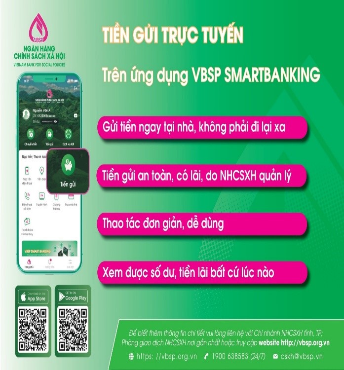 VBSP SmartBanking với hộ dân vùng xa