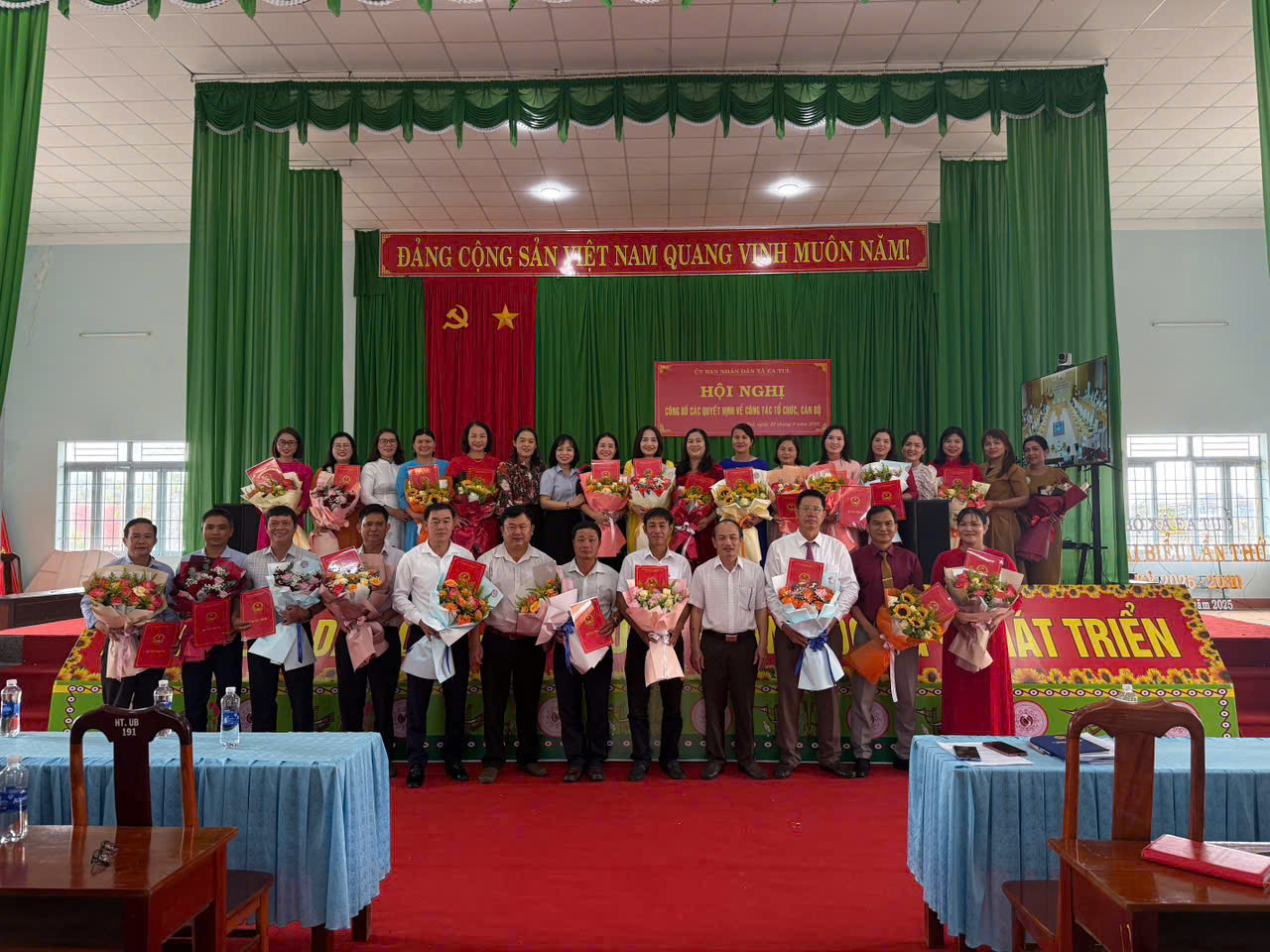 Lễ công bố trao Quyết định về công tác tổ chức, cán bộ