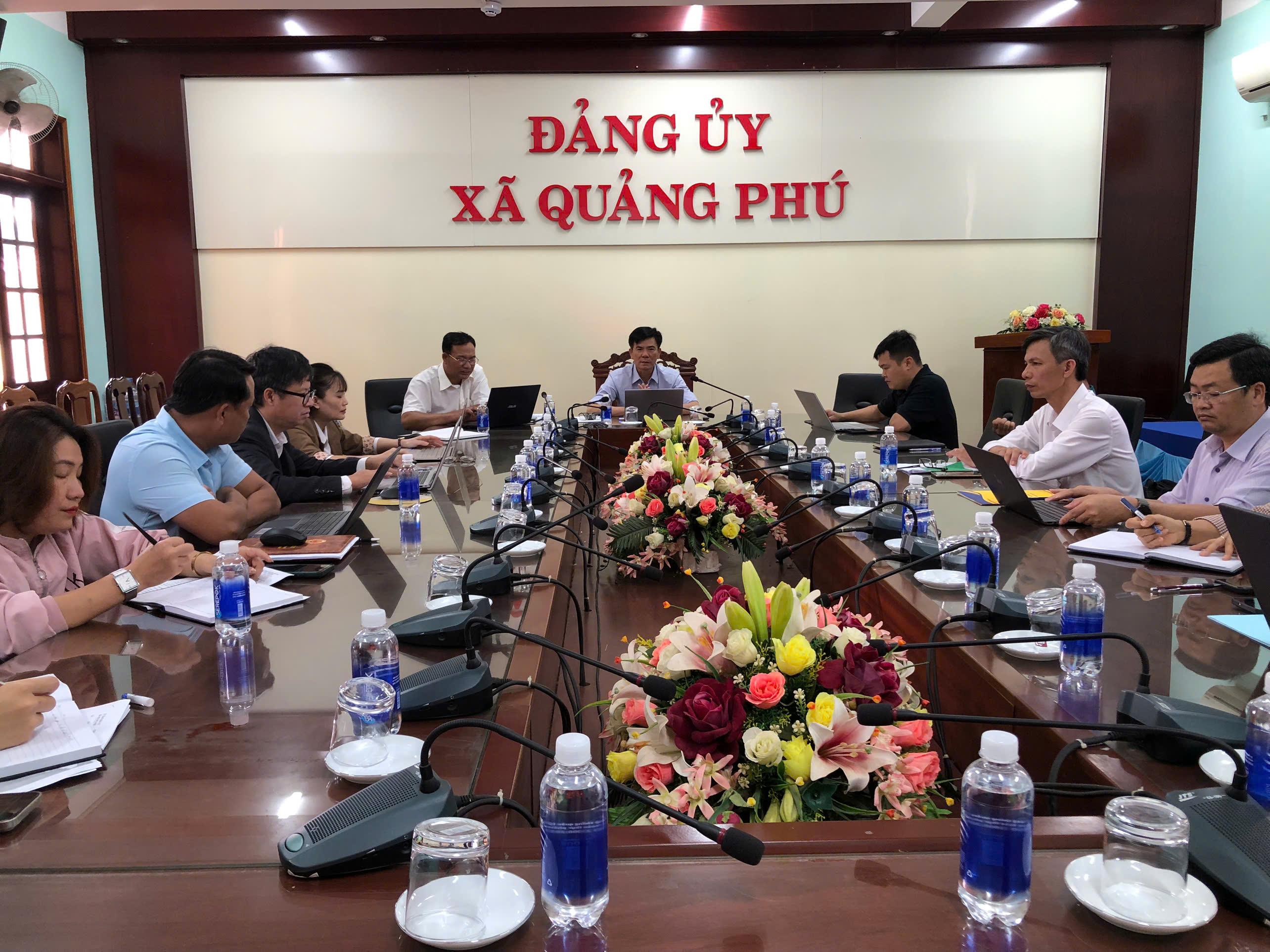 Ủy ban bầu cử xã Quảng Phú tổ chức phiên họp lần thứ 2