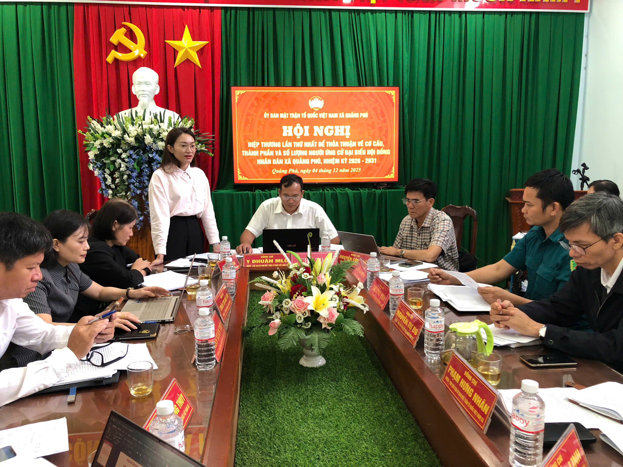 Hội nghị hiệp thương lần thứ nhất Ủy ban MTTQ Việt Nam xã Quảng Phú