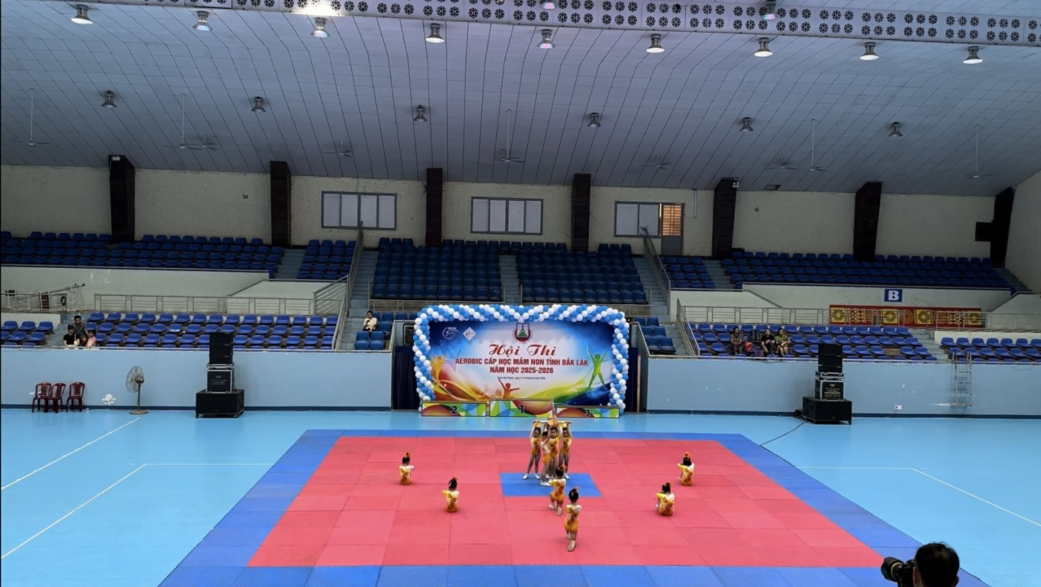 Trường Mầm non 10/3, xã Quảng Phú đạt giải Nhì tại Hội thi Aerobic cấp Tỉnh cấp học mầm non, năm học 2025-2026