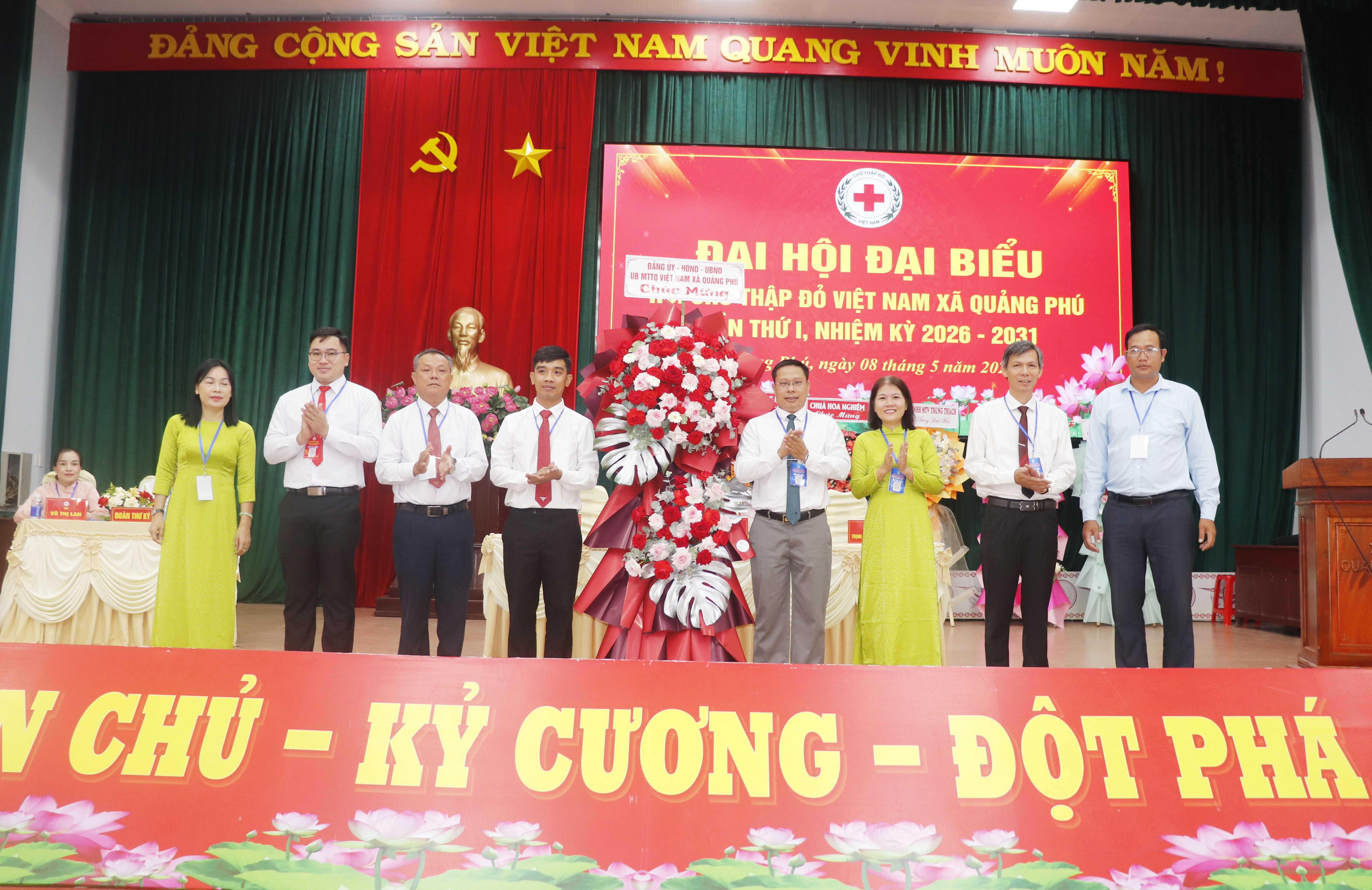 Đại hội đại biểu Hội Chữ thập đỏ xã Quảng Phú lần thứ nhất nhiệm kỳ 2026 – 2031