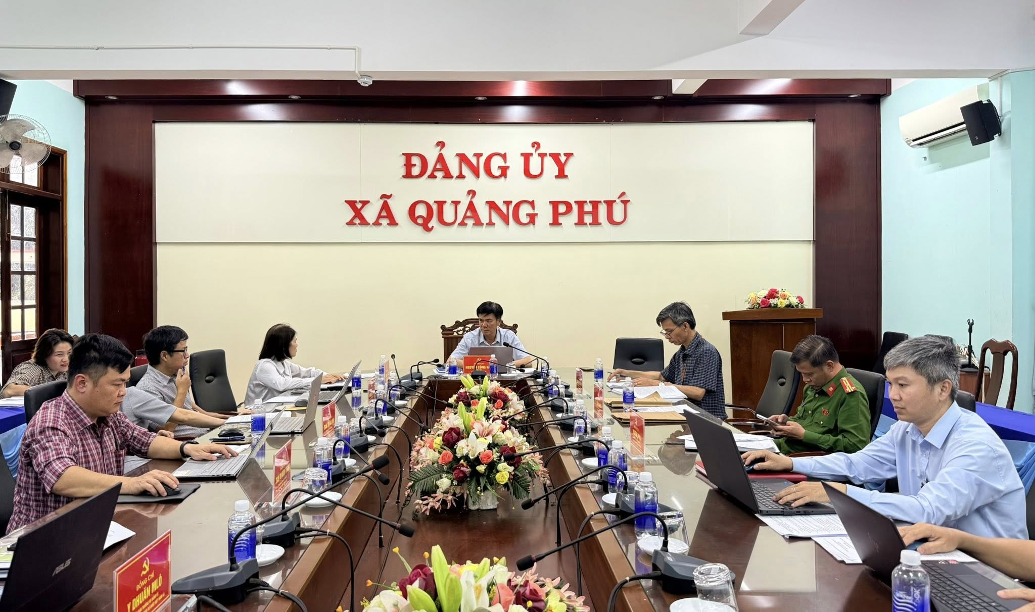 Uỷ ban bầu cử xã Quảng Phú họp triển khai công tác chuẩn bị bầu cử đại biểu HĐND xã nhiệm kỳ 2026-2031.